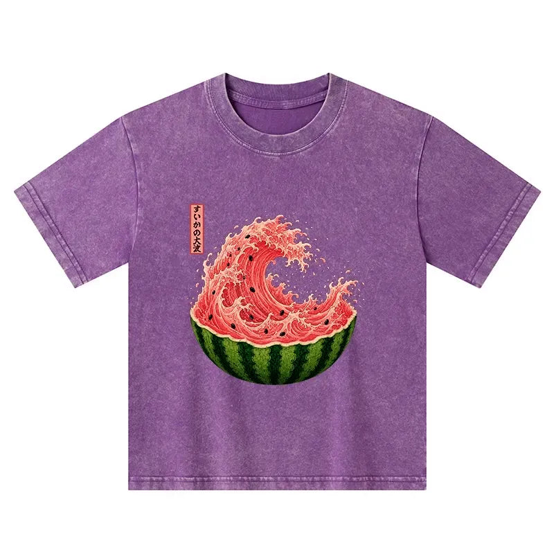 Trendy Japanese Art T-Shirt for Children