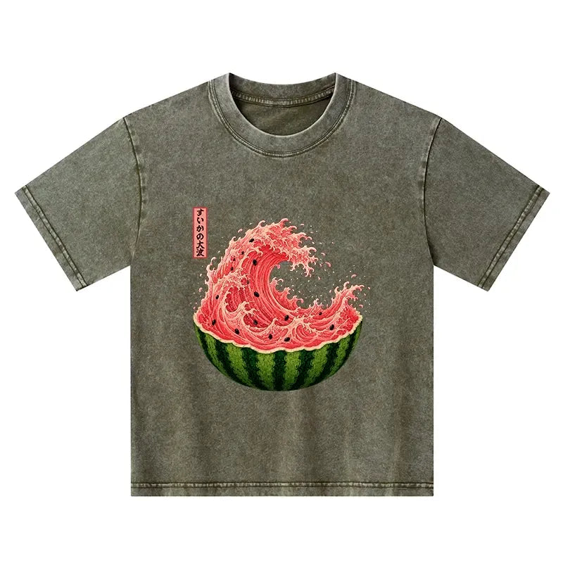 Trendy Japanese Art T-Shirt for Children