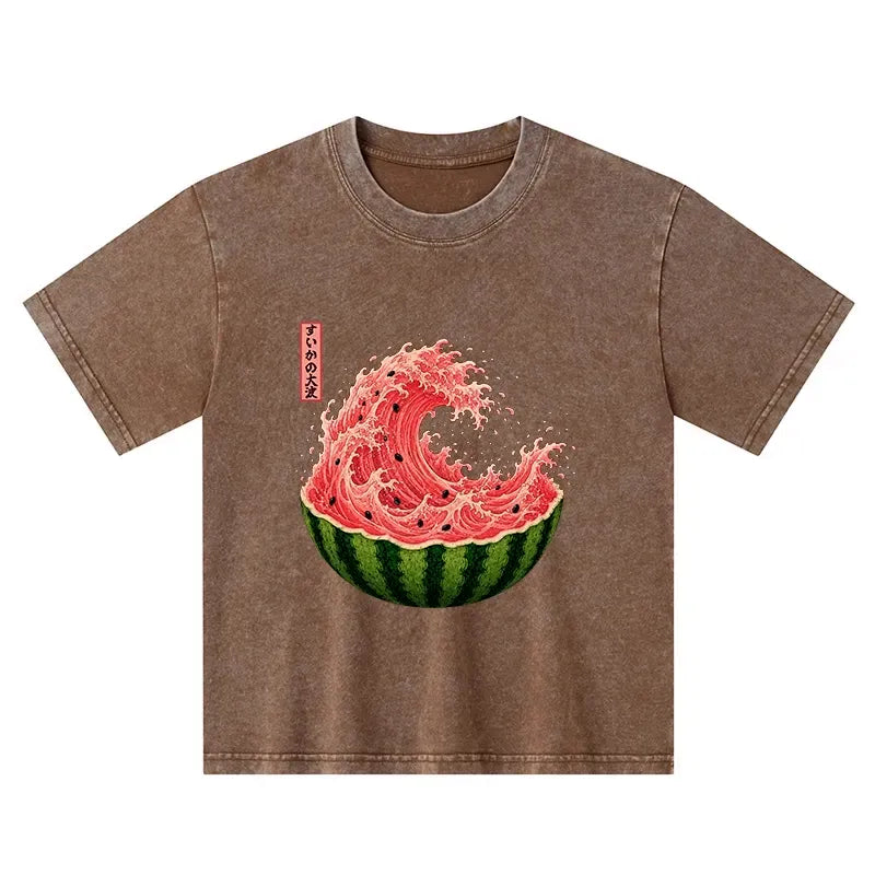 Trendy Japanese Art T-Shirt for Children