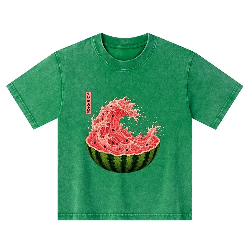 Japanese Ukiyo-e Art T-Shirt for Kids