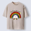Kyoto-Lion Rainbow Rice Ball Pride Art Washed T-Shirt