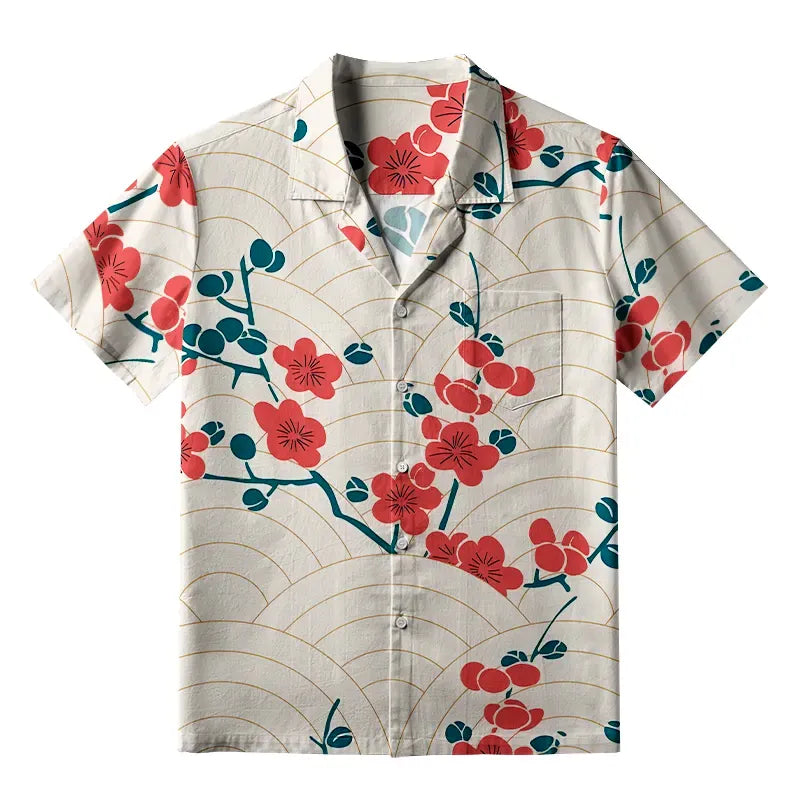 Japanese Aloha Shirt for Summer