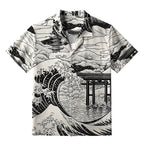 Vintage Japanese Hawaiian Shirt for Summer
