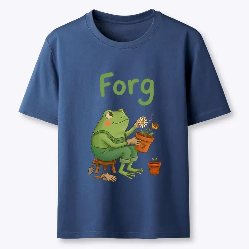 Cute Frog Gardening Meme T-Shirt for Gift