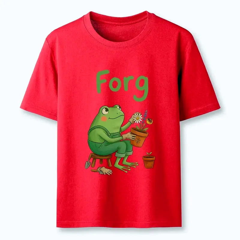 Funny Frog Gardening T-Shirt Best Seller