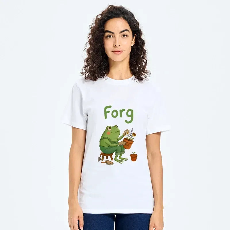 Funny Frog Gardening T-Shirt Best Seller