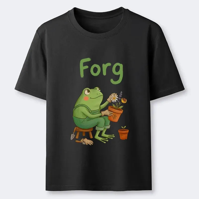Funny Frog Gardening T-Shirt Best Seller