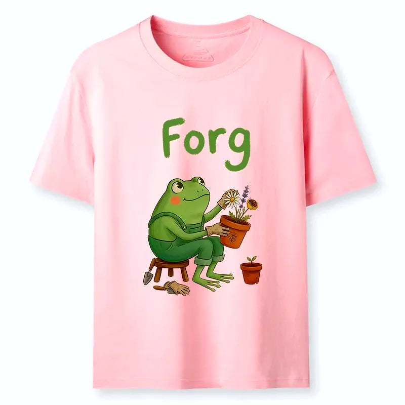 Kyoto-Lion Cute Frog Gardening Meme Classic T-Shirt
