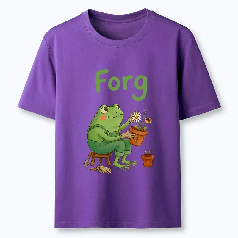 Cute Frog Gardening Meme T-Shirt for Gift