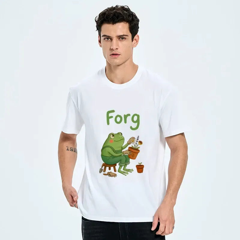 Funny Frog Gardening T-Shirt Best Seller