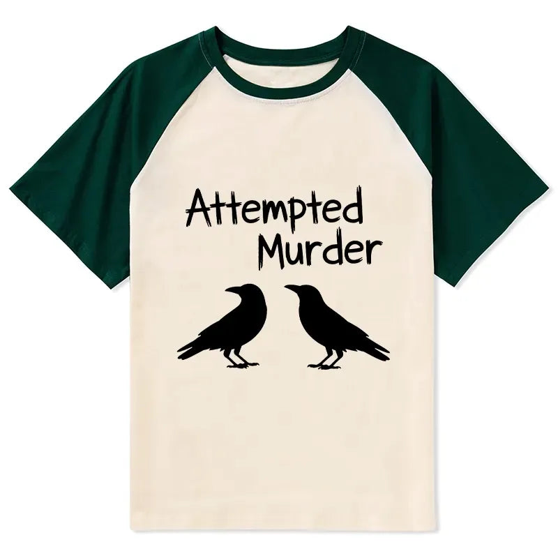 Japanese retro raglan for gift idea