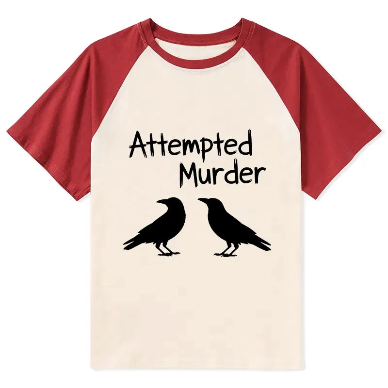 Japanese retro raglan for gift idea