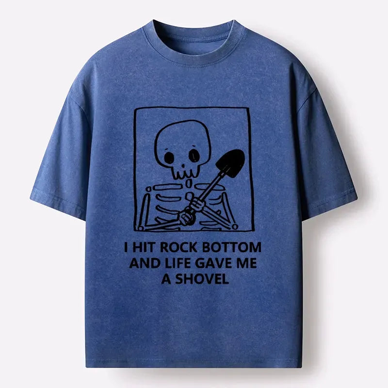 Skeleton Life Meme T-Shirt for Daily Wear