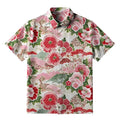 Japanese Bright Flowers Button-up Shirt
