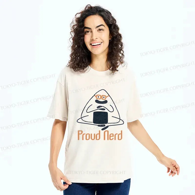 Kyoto-Lion Onigiri Nerd Washed T-Shirt