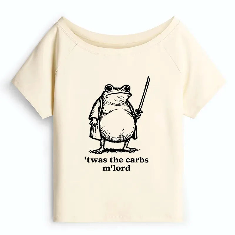 Japanese Samurai Frog Tee for Women