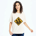 Kyoto-Lion Attention Cats Funny Washed T-Shirt