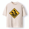 Kyoto-Lion Attention Cats Funny Washed T-Shirt