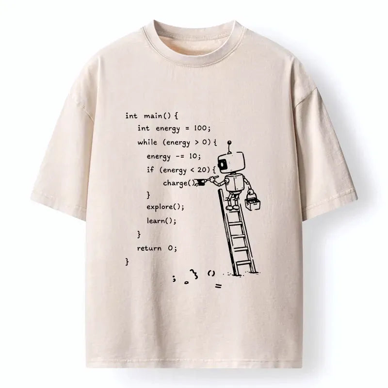 Best Seller Code Programmer Robot T-Shirt