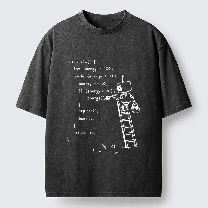 Best Seller Code Programmer Robot T-Shirt