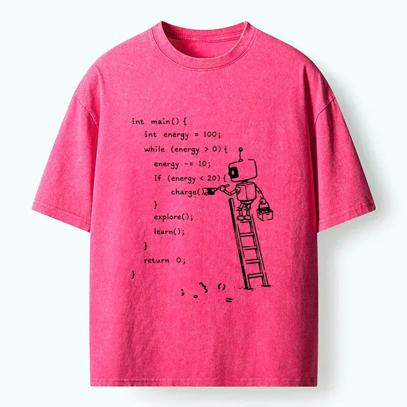 Japanese Robot T-Shirt for Daily Wear