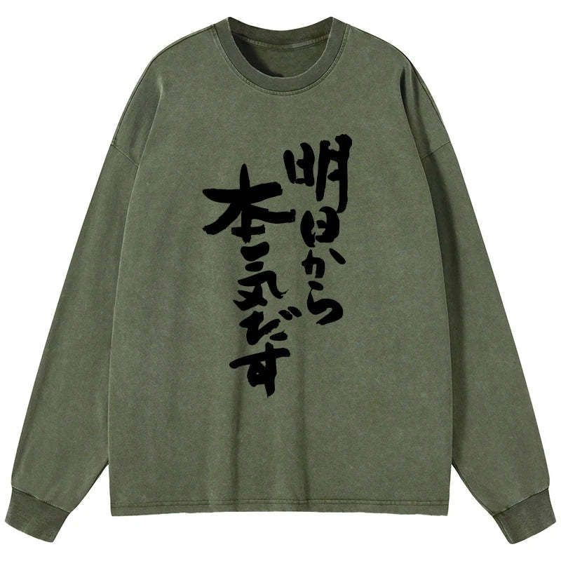 unisex cotton long sleeve tee for daily wear