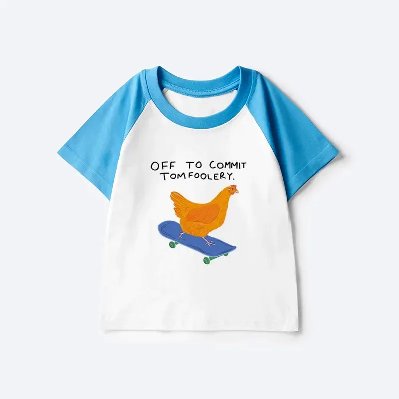 Super Soft Kids Raglan T-Shirt for Spring