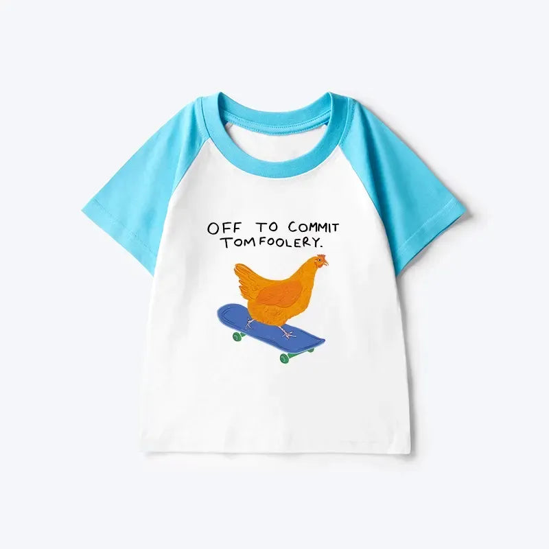 Super Soft Kids Raglan T-Shirt for Spring