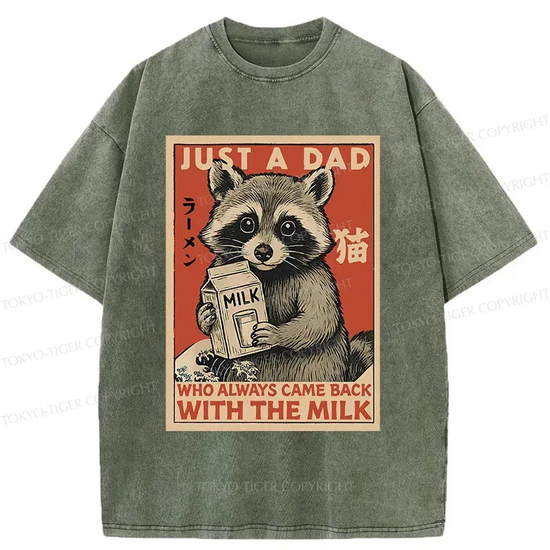 Trendy Raccoon Graphic T-Shirt