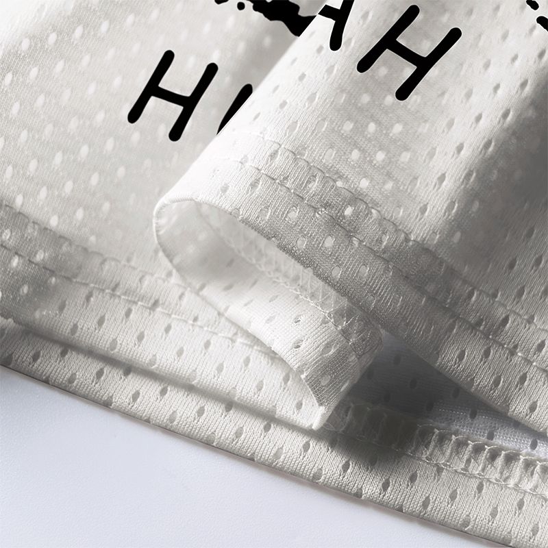 breathable mesh jersey for fitness daily wear