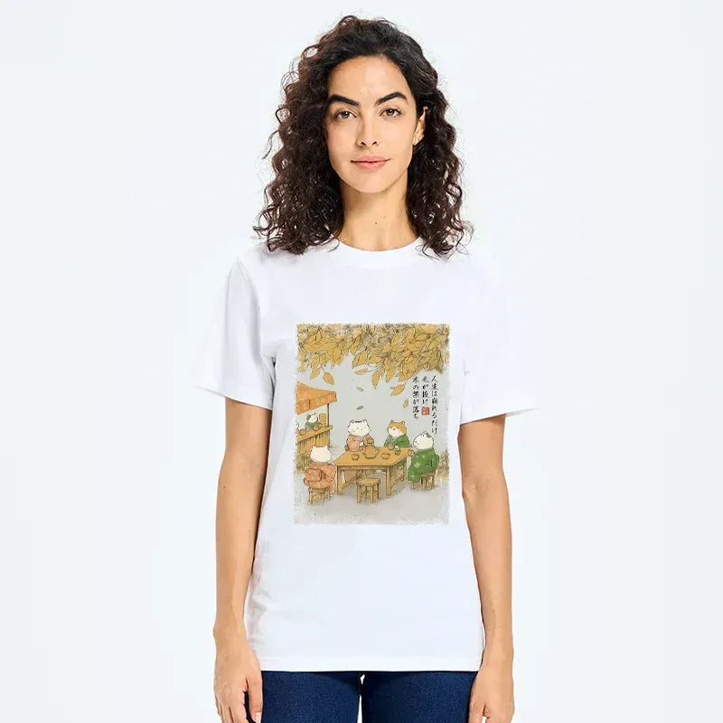 Kyoto Cat T-Shirt Free Shipping