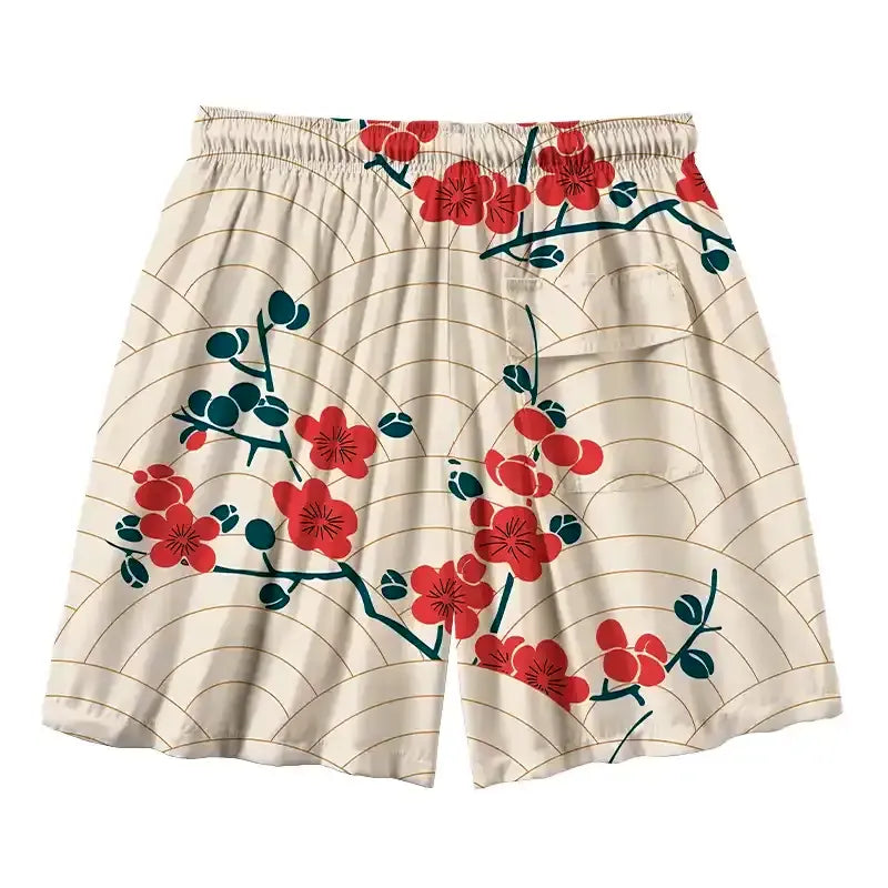 Kyoto Lion Aloha Trunks Free Shipping