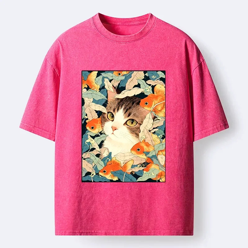 Vintage Goldfish Washed T-Shirt On Sale