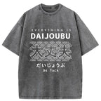 Japanese washed t-shirt for everyday wear