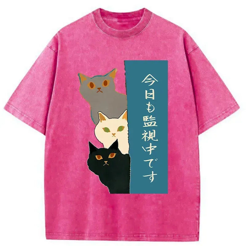Japanese Cat T-Shirt Gift for Him