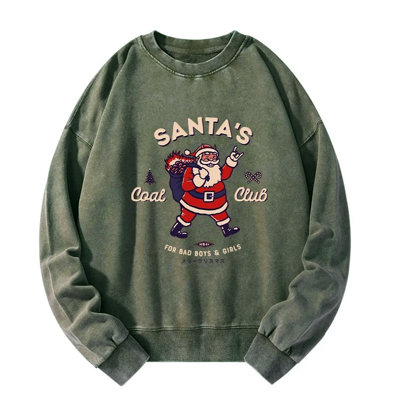 Japanese washed sweatshirt trendy streetwear