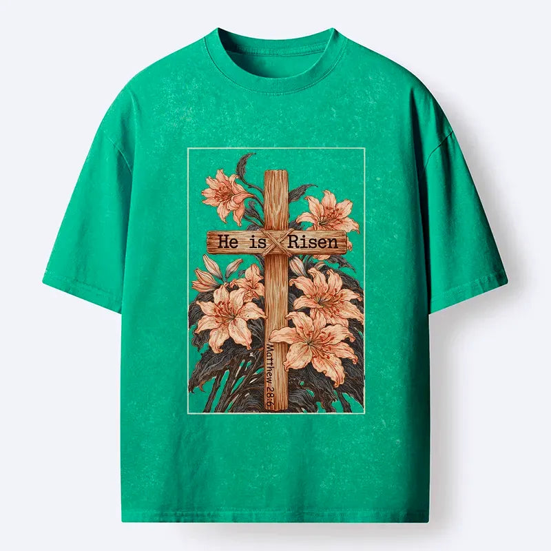 Ukiyo-e Lily T-Shirt for Daily Wear