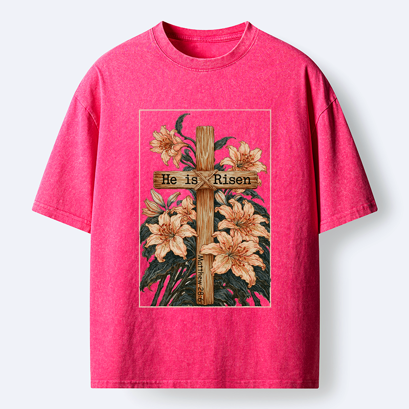 Kyoto-Lion The Resurrection Lily Washed T-Shirt