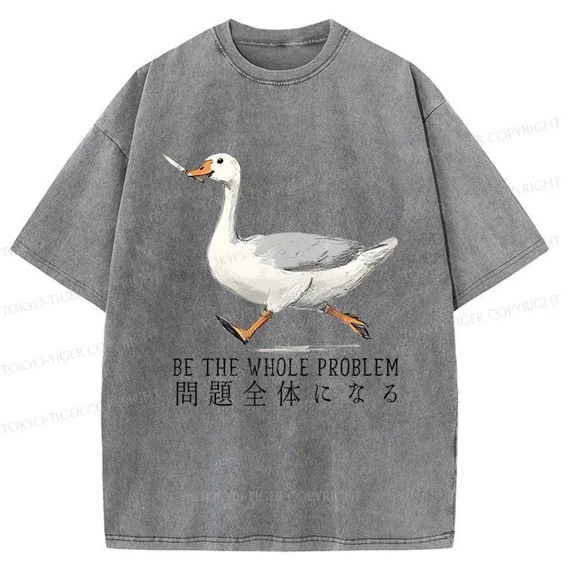 Funny Goose Washed Tee for Summer