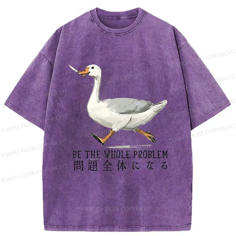 Funny Goose Washed Tee for Summer