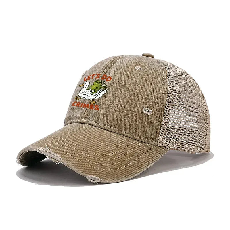 Washed Unisex Trucker Cap for Daily Wear