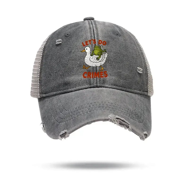 Kyoto-Lion Frog Ready To Commit Crime Trucker Cap