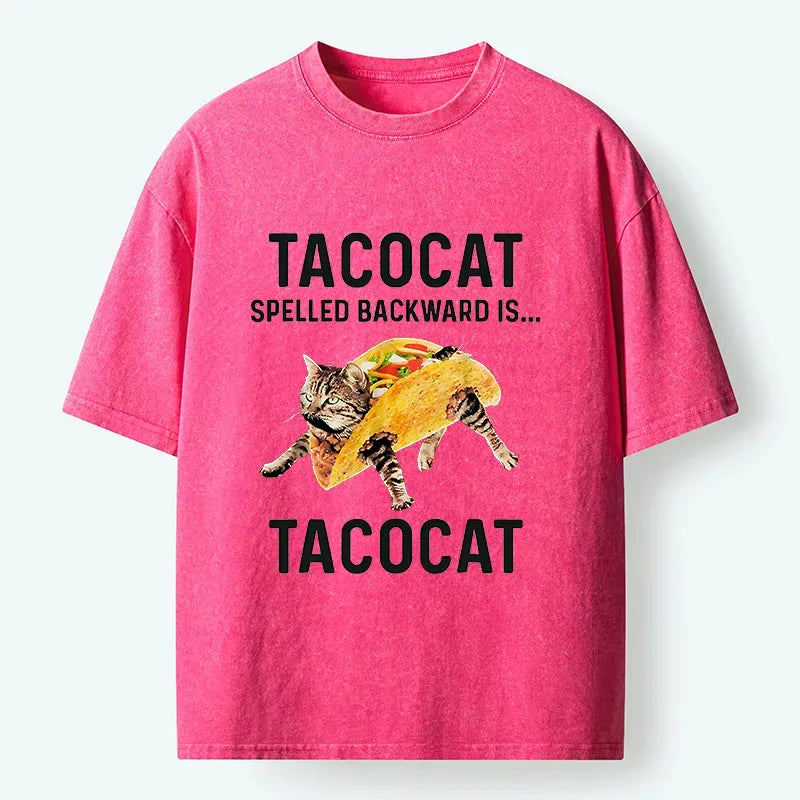 Kyoto-Lion Tacocat Funny Washed T-Shirt