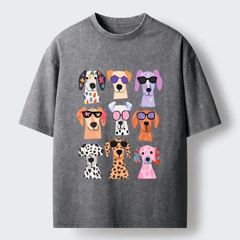 Colorful Dog Meme T-Shirt