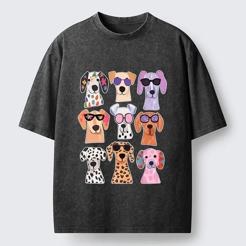 Japanese Washed T-Shirt for Streetwear