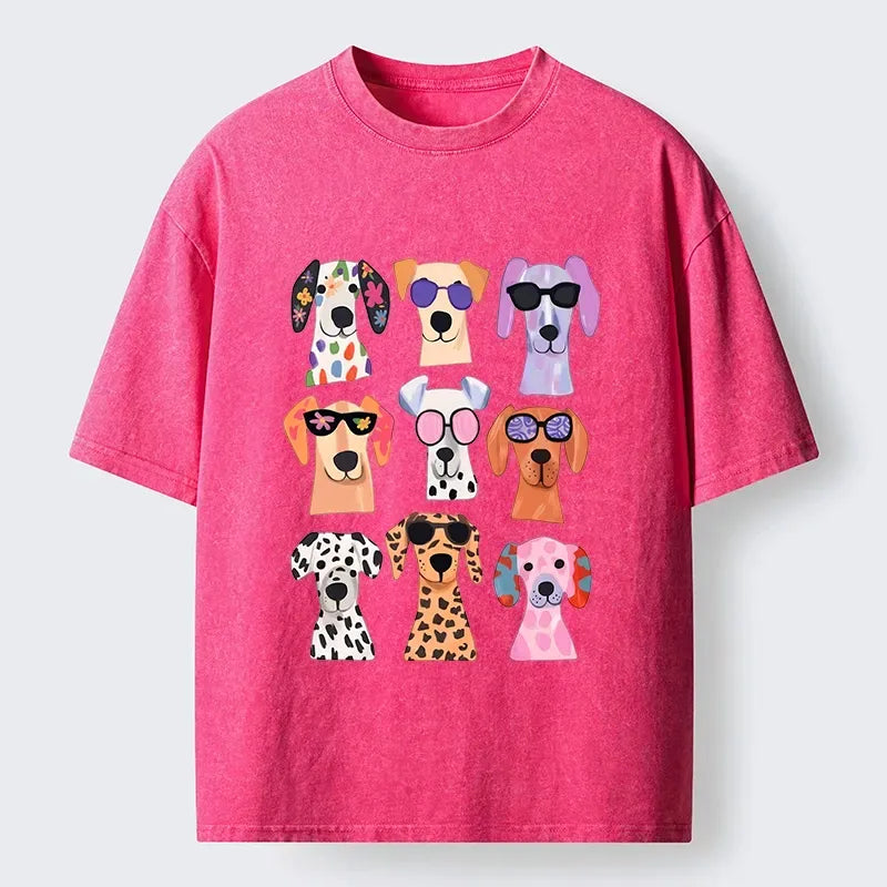 Japanese Washed T-Shirt for Streetwear
