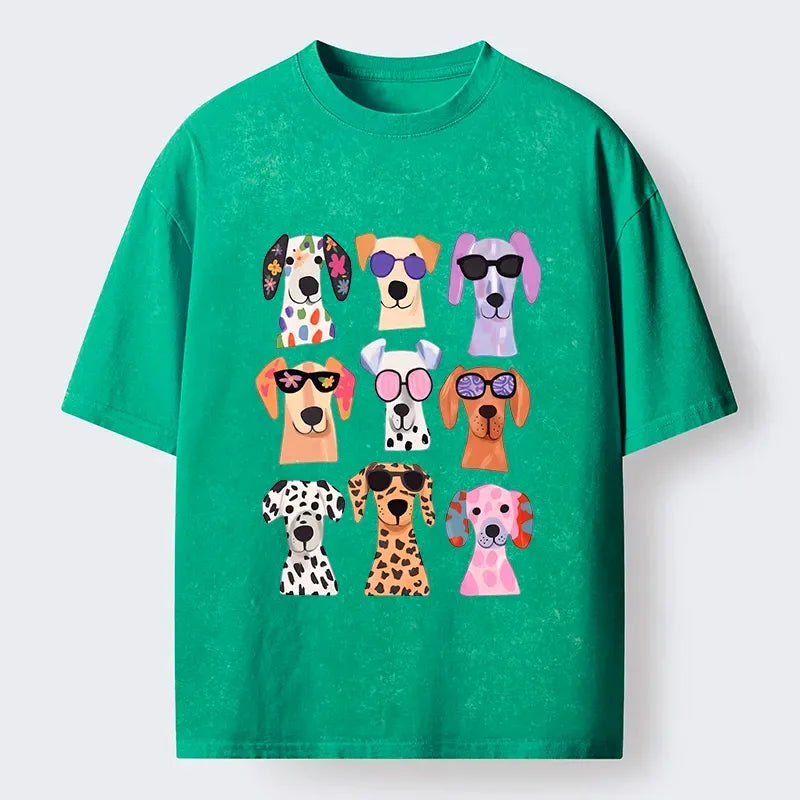 Japanese Washed T-Shirt for Streetwear