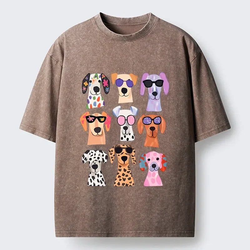 Colorful Dog Meme T-Shirt
