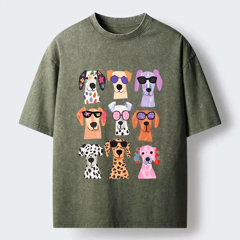 Colorful Dog Meme T-Shirt