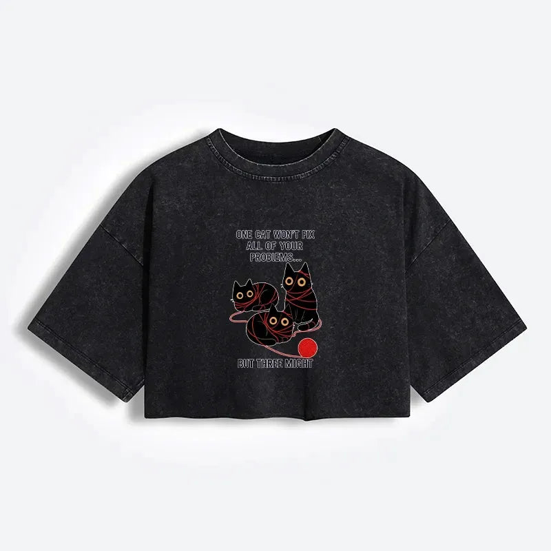 Japanese Crop T-Shirt for Women with Free Shipping